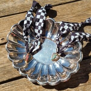 ⚡️Lightning Heart Locket Checkered Scarf Necklace